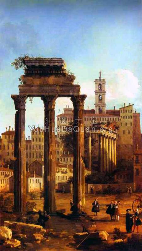 Rome, Ruins of the Forum - 卡纳莱托